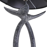 Fluke Table Lamp Black/Silver Base Only